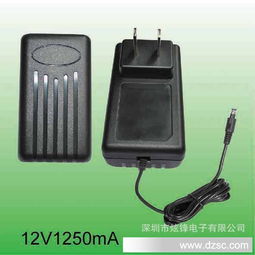 廠家直銷插墻式12V1A監控電源適配器，12W開關電源與12V500mA POS機電源解決方案